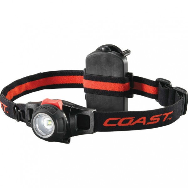 Coast COAHL7 - 285 Lumens HL7 Pure Beam Focusing LED Headlamp 805080 Head Lamp with Replaceable Batteries