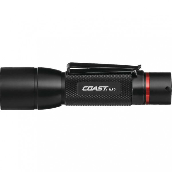 Coast COAHX5 - 130 Lumens HX5 Pure Beam Focusing Pocket Light LED Torch 805094 Torch with Replaceable Batteries