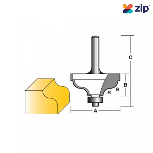 Carb-I-Tool T7506B - 1/4” Shank OGEE Router Bits