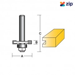 Carb-I-Tool TAG02B1/2 - Tongue And Groove Bits For Floor Boards