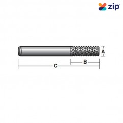 Carb-I-Tool TG8 - 1/4” Shank Solid Carbide Diamond Cut Fibreglass Bits