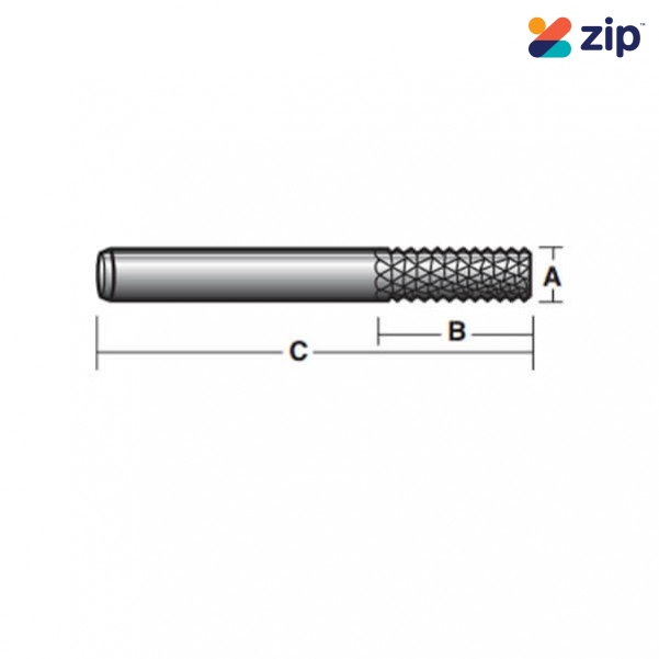 Carb-I-Tool TG8E/C - 1/4” Shank Solid Carbide Diamond Cut Fibreglass Bits