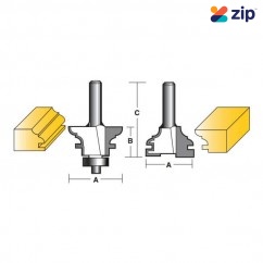 Carb-I-Tool TPD1B-1/2 - 12.7mm (1/2”) Shank Panel Door Bit