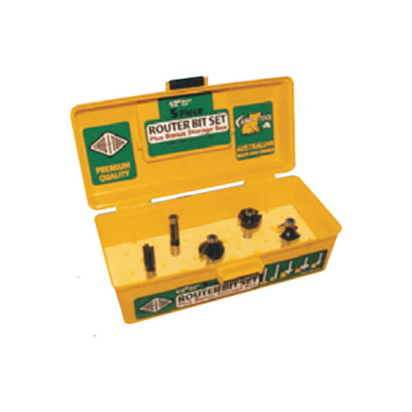 Carb-I-Tool TRBS20 1/4 - 1/4” Shank Router Bit Kit