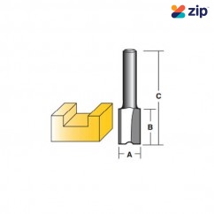 Carb-I-Tool TX206M - 6.35 mm (1/4”) Shank Solid Carbide Straight Bits