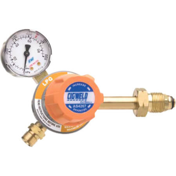Cigweld 201003 - 400KPA SI Cutskill LPG Regulator Welding Accessories Cigweld 201003 - 400KPA SI Cutskill LPG Regulator Welding Accessories
