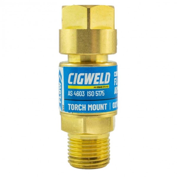 Cigweld 208514 - Comet Flashback Arrestor Oxygen Torch Mount Welding Accessories