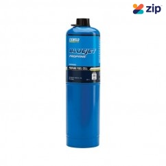 Cigweld 308981 - 400g Propane BlueJet  Single Fuel Cell Gas Cylinder Gas Bottles