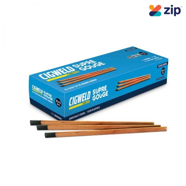 Cigweld 35035003 - 15x5mm 50 Rods Carbon Flat Gouging Supre Electrodes Electrodes