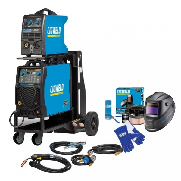 Cigweld PP355RA21 - 415V Transmig 335i 3in1 Multi-Process Remote Plant Welding Power Pack Mig