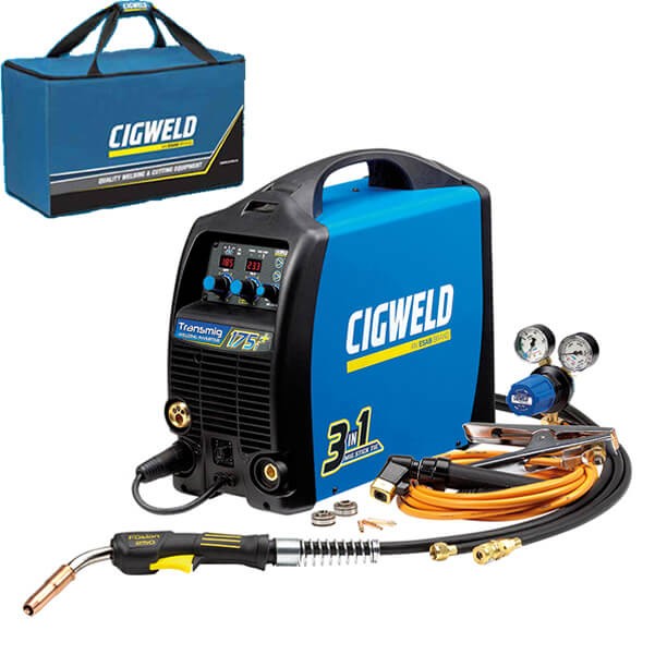 Cigweld W1005185 - Transmig 175I+ Single Phase Multi Process Welding Inverter Mig