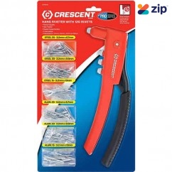 Crescent CPSHR1B - Hand Riveter with 120 Piece Rivet Pack