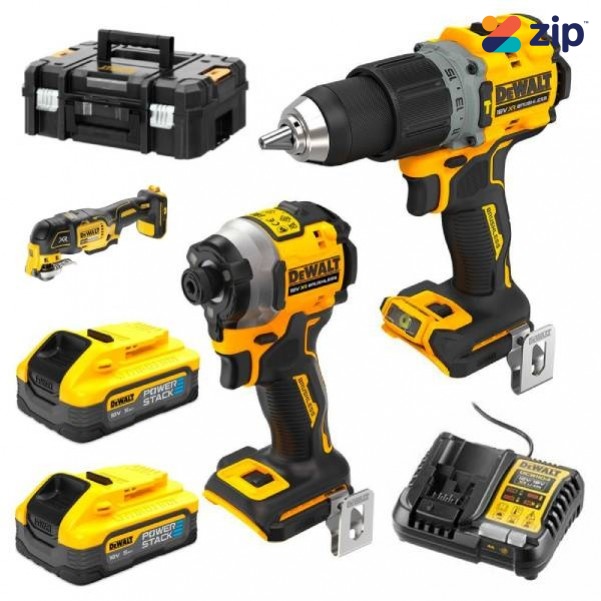 DEWALT DCK2050H2T-XE - 18V 5.0Ah Cordless Brushless 2 Piece Combo Kit Combo Kits 18v