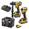 DeWalt DCK2052H1T1-XE - 18V 5.0Ah/6.0Ah XR Li-ion Cordless Brushless 2pce Combo Kit