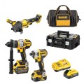 Dewalt DCZ341P1X1T-XE - 18V-54V 9.0Ah/5.0Ah FlexVolt XR Li-Ion Cordless Brushless 3 Piece Combo Kit