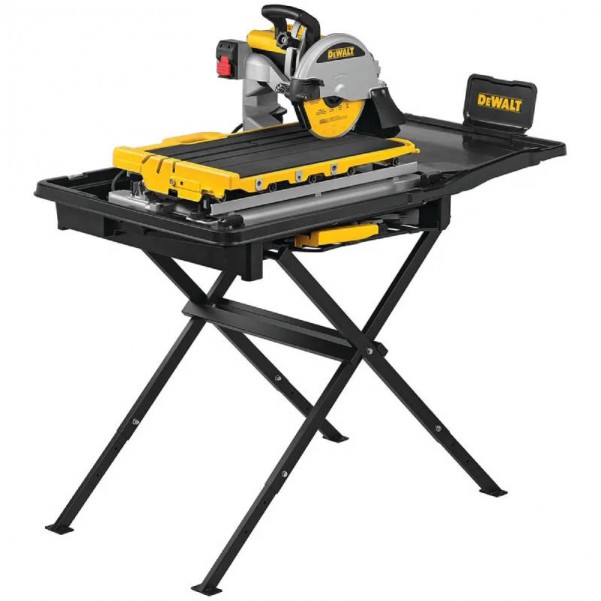 DeWalt D36000-XE - 1600W 254mm Large Capacity Slide Table Wet Tile Saw Table Saws