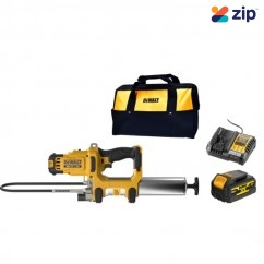 DEWALT DCGG581P1G-XE - 18V 1.2m 10,000PSI XR Cordless Brushless Grease Gun Kit