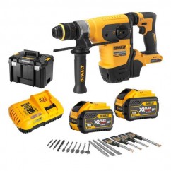 Dewalt DCH417X2-XE - 54V 9.0Ah FlexVolt XR Li-Ion Cordless Brushless SDS Plus Rotary Hammer Combo Kit Rotary Hammer Drills