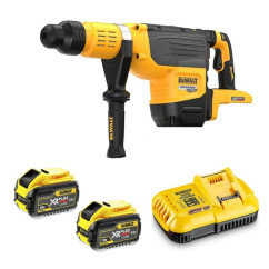 DeWalt DCH775X2-XE - 54V 9.0Ah FlexVolt XR Cordless Brushless 52mm SDS-Max Rotary Hammer Combo Kit