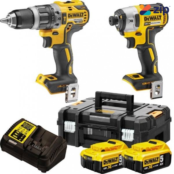 Dewalt DCK266P2T-XE - 18V 5.0Ah XR Li-ion Cordless Brushless 2 Piece Combo Kit 