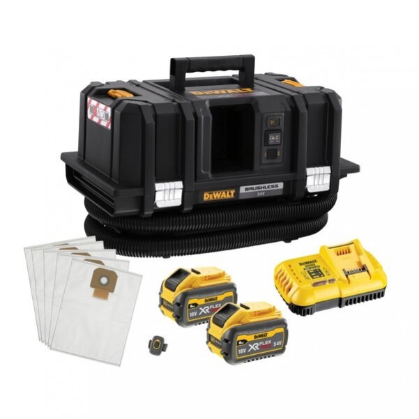 Dewalt DCV586MT2-XE - 54V 6.0Ah FlexVolt XR Cordless M-Class Dust Extractor Vacuum Combo Kit