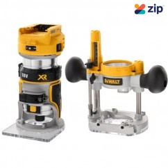 Dewalt DCW604N-XJ - 18V XR Li-ion Cordless 1/4" Laminate Trimmer Router with Plunge Base Skin