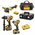 Dewalt DCZ341P1X1T-XE - 18V-54V 9.0Ah/5.0Ah FlexVolt XR Li-Ion Cordless Brushless 3 Piece Combo Kit