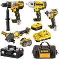 Dewalt DCZ441P1X1T-XE - 18V-54V 9.0Ah/5.0Ah FlexVolt XR Li-Ion Cordless Brushless 4 Piece Combo Kit 