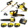 Dewalt DCZ541P3-XE - 18v 5.0Ah XR 5 Piece 3 X 5.0 Ah Combo Kit 