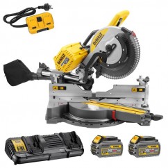 Dewalt DHS780T2A-XE - 54V 6.0Ah FlexVolt XR Li-ion Cordless Brushless 305mm Mitre Saw Kit