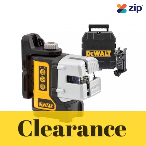 DeWalt DW089CG-XJ - 3 Line Self Levelling Green Bean Cross Line Laser Kit