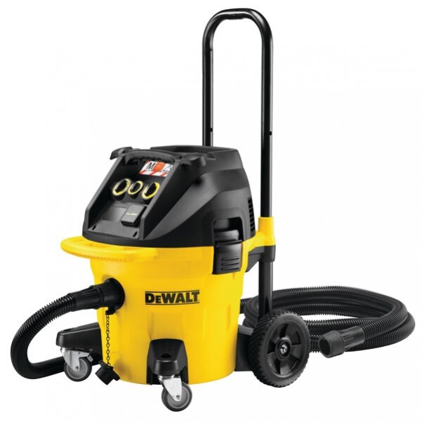 Dewalt DWV902M-XE - 38L M Class 1400W Dust Extractor Vacuum Cleaner Hazardous Materials Vacuums