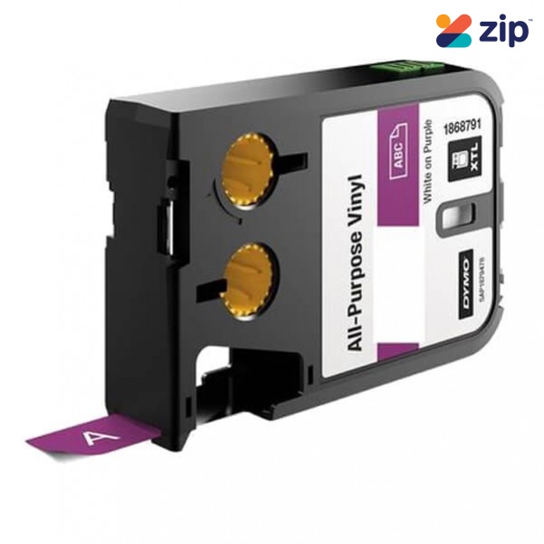DYMO XTL White/Purple Label Series - 7m All-Purpose Vinyl Pre-sized Labels XTL Lables