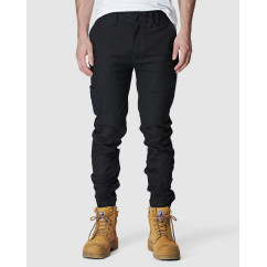 ELWD EWD103_BLK - MENS CUFFED PANT BLACK Workwear Pants