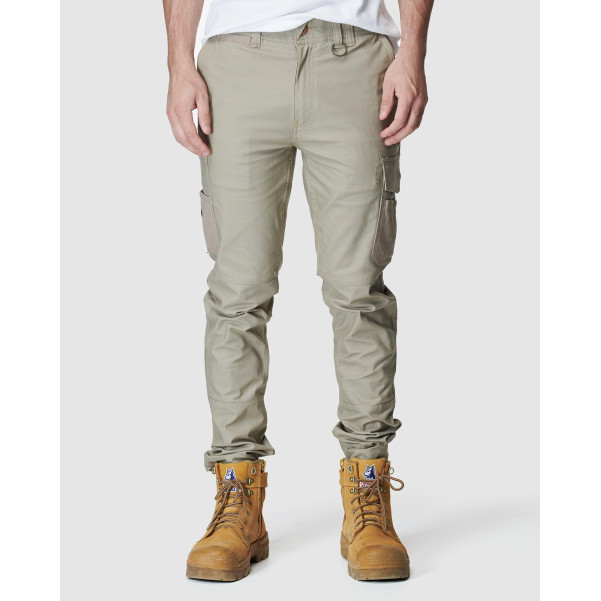 ELWD EWD105_578 - MENS SLIM PANT STONE Workwear Pants ELWD EWD105_578 - MENS SLIM PANT STONE Workwear Pants