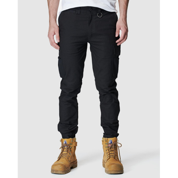 ELWD EWD105_BLK - MENS SLIM PANT BLACK Workwear Pants ELWD EWD105_BLK - MENS SLIM PANT BLACK Workwear Pants