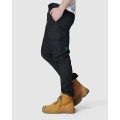ELWD EWD105_BLK - MENS SLIM PANT BLACK Workwear Pants ELWD EWD105_BLK - MENS SLIM PANT BLACK Workwear Pants