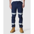 ELWD EWD106_404 - MENS REFLECTIVE SLIM PANT NAVY Workwear Pants ELWD EWD106_404 - MENS REFLECTIVE SLIM PANT NAVY Workwear Pants