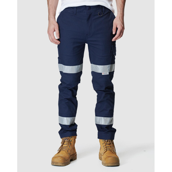 ELWD EWD106_404 - MENS REFLECTIVE SLIM PANT NAVY Workwear Pants ELWD EWD106_404 - MENS REFLECTIVE SLIM PANT NAVY Workwear Pants
