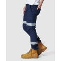 ELWD EWD106_404 - MENS REFLECTIVE SLIM PANT NAVY Workwear Pants ELWD EWD106_404 - MENS REFLECTIVE SLIM PANT NAVY Workwear Pants