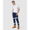 ELWD EWD106_404 - MENS REFLECTIVE SLIM PANT NAVY Workwear Pants ELWD EWD106_404 - MENS REFLECTIVE SLIM PANT NAVY Workwear Pants