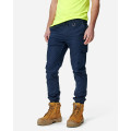 ELWD EWD109_404 - MENS CUFFED ELASTIC PANT NAVY Workwear Pants ELWD EWD109_404 - MENS CUFFED ELASTIC PANT NAVY Workwear Pants