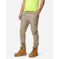 ELWD EWD109_578 - MENS CUFFED ELASTIC PANT STONE Workwear Pants ELWD EWD109_578 - MENS CUFFED ELASTIC PANT STONE Workwear Pants