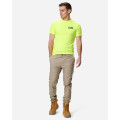 ELWD EWD109_578 - MENS CUFFED ELASTIC PANT STONE Workwear Pants ELWD EWD109_578 - MENS CUFFED ELASTIC PANT STONE Workwear Pants