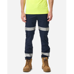 ELWD EWD111_404 - MENS REFLECTIVE LIGHT PANT NAVY Workwear Pants