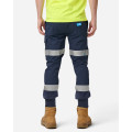 ELWD EWD112_404 - MENS REFLECTIVE CUFFED LIGHT PANT NAVY Workwear Pants