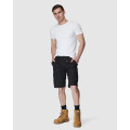 ELWD EWD201_BLK - MENS UTILITY SHORT BLACK Workwear Shorts