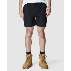 ELWD EWD204_BLK - MENS ELASTIC BASIC SHORT BLACK