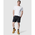 ELWD EWD204_BLK - MENS ELASTIC BASIC SHORT BLACK Workwear Shorts