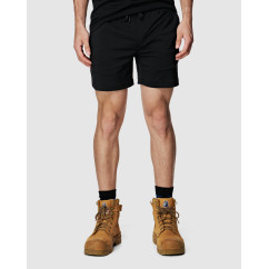 ELWD EWD205_BLK - MENS ELASTIC LIGHT SHORT BLACK Workwear Shorts
